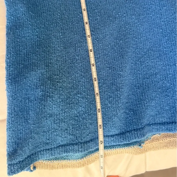 Blue Nautical Sweater with Lighthouse Design - Picture 7 of 7